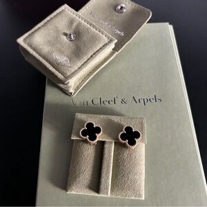 Van Cleef & Arpels Black and Gold Jewelry